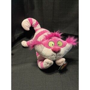 Disney Parks Cheshire Cat Plush 15” Alice In Wonderland Pillowy Cuddly Soft